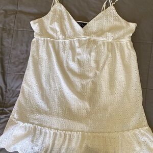 BCX Dress Size XXL White Sleeveless Lined Dress
